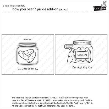 Lawn Fawn - How You Bean? Pickle Add-On