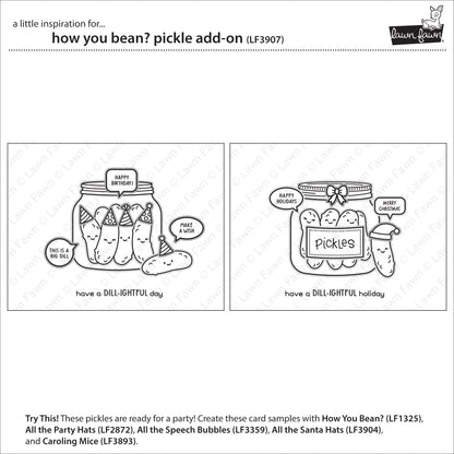 Lawn Fawn - How You Bean? Pickle Add-On