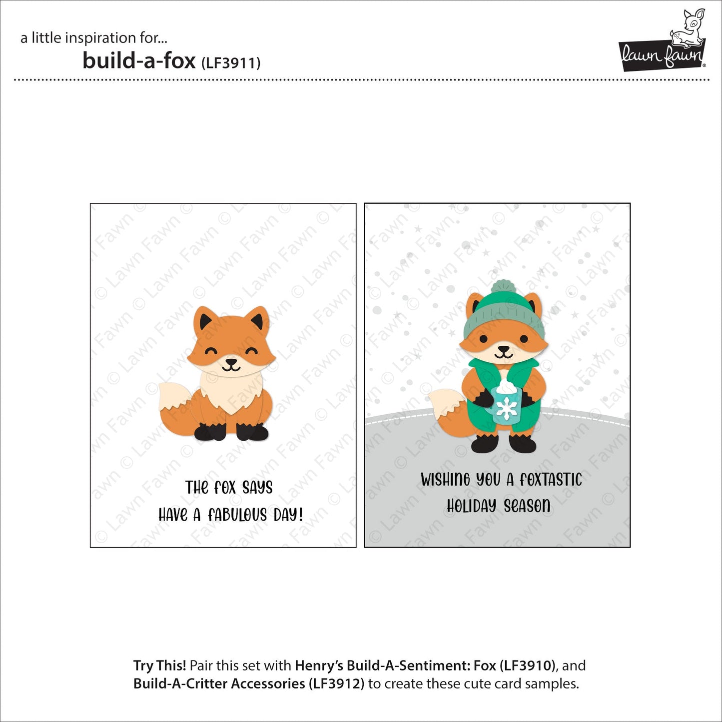 Lawn Fawn - Build-A-Fox