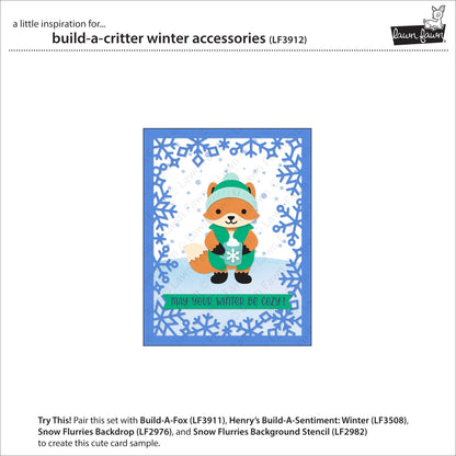 Lawn Fawn - Build-A-Critter Winter Accessories