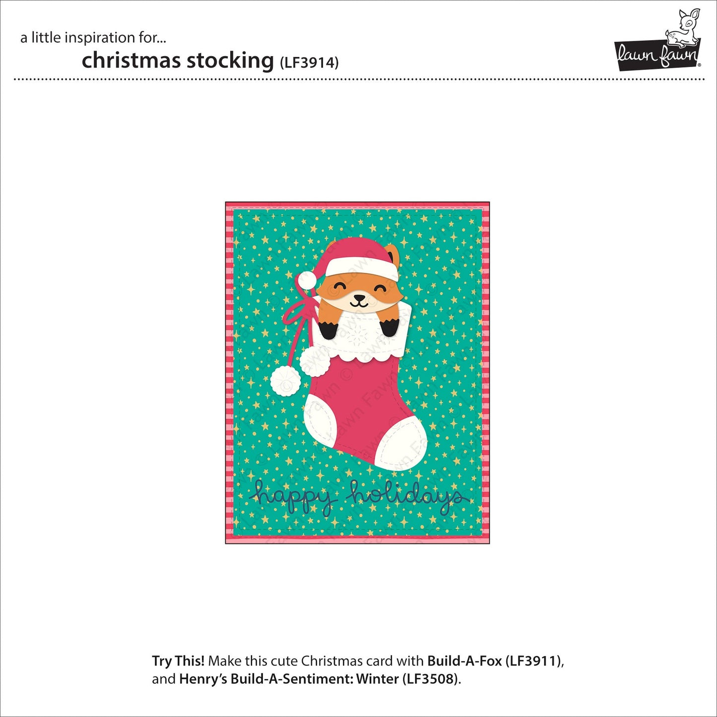 Lawn Fawn - Christmas Stocking