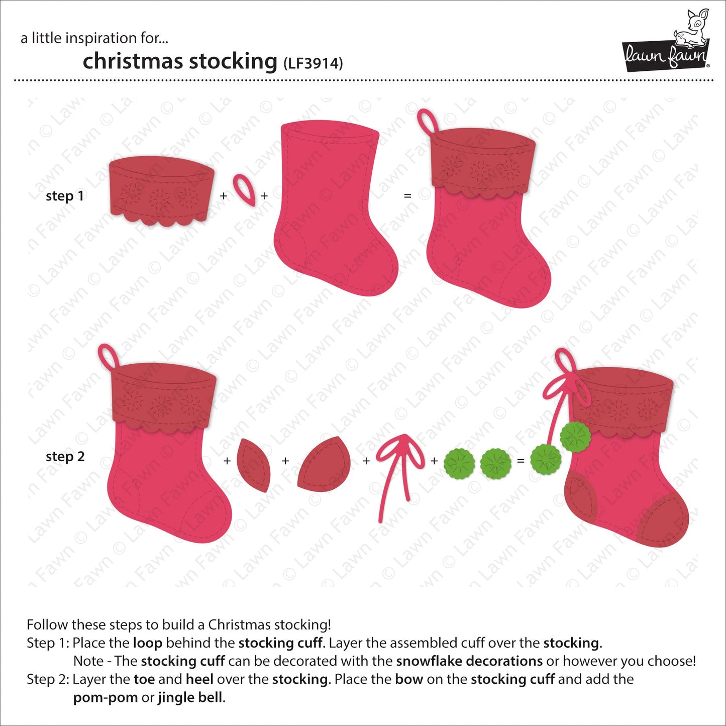 Lawn Fawn - Christmas Stocking