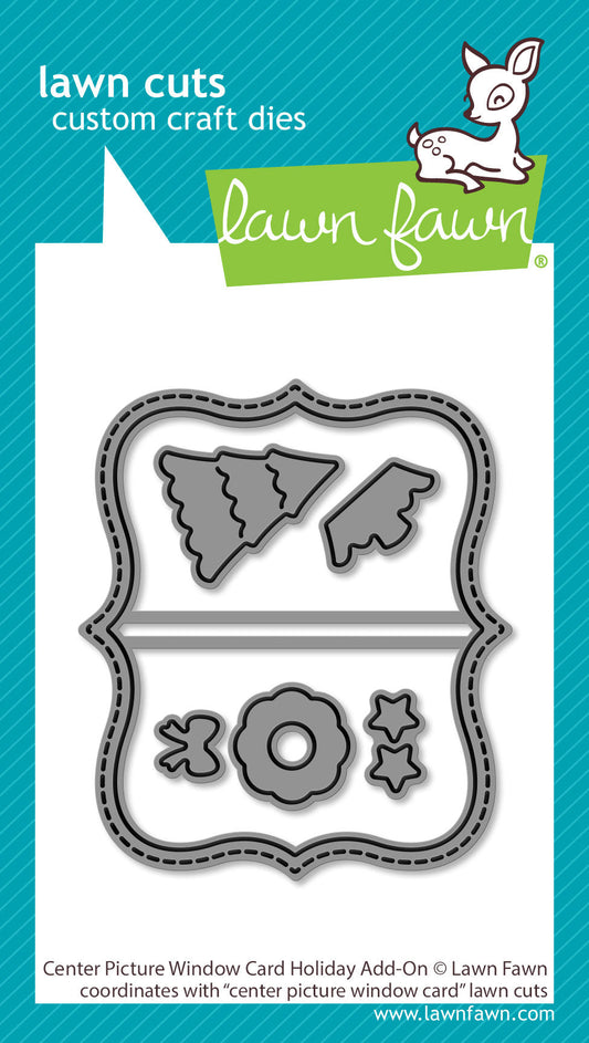 Lawn Fawn - Center Picture Window Card Holiday Add-On