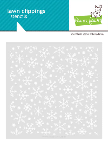 Lawn Fawn - Snowflakes Stencil