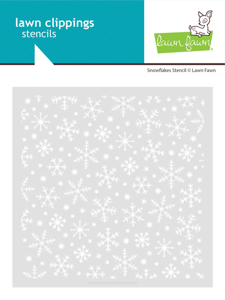Lawn Fawn - Snowflakes Stencil
