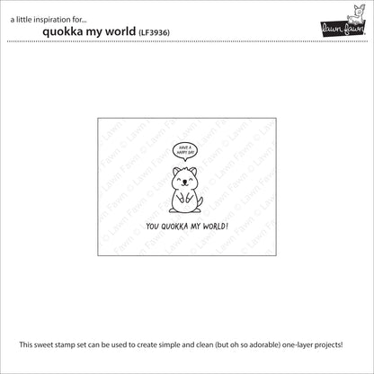 Lawn Fawn - Quokka My World