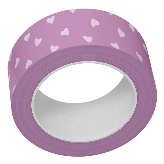 Lawn Fawn - Purple Tiny Hearts Washi Tape