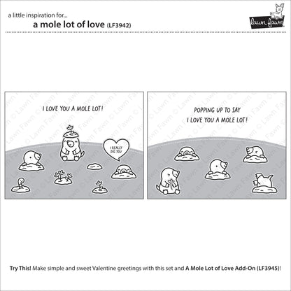 Lawn Fawn - A Mole Lot Of Love