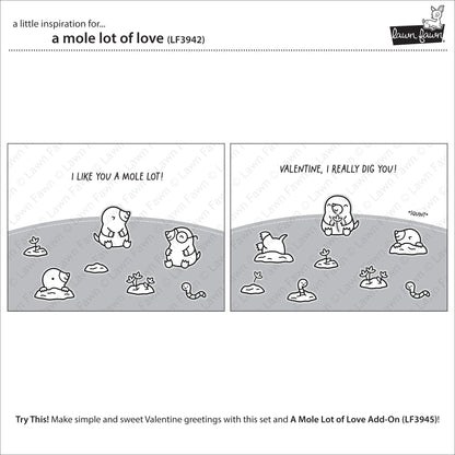 Lawn Fawn - A Mole Lot Of Love