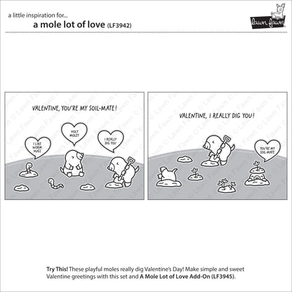 Lawn Fawn - A Mole Lot Of Love