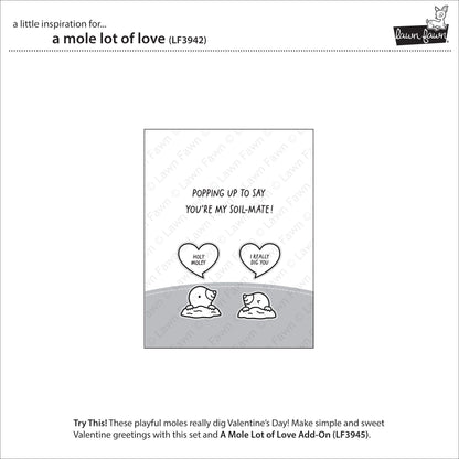 Lawn Fawn - A Mole Lot Of Love