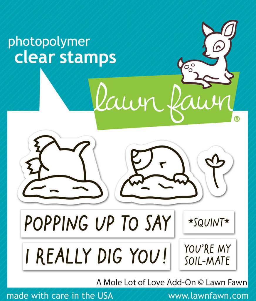 Lawn Fawn - A Mole Lot Of Love Add-On