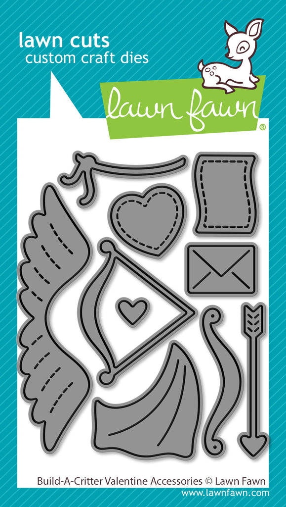 Lawn Fawn - Build-A-Critter Valentine Accessories
