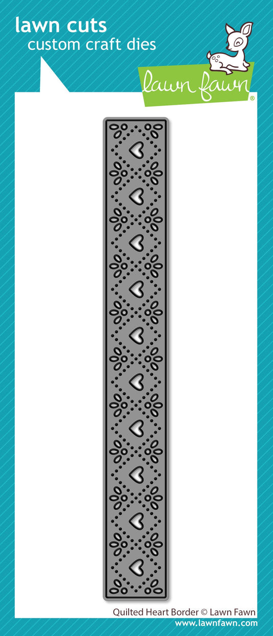 Lawn Fawn - Quilted Heart Border
