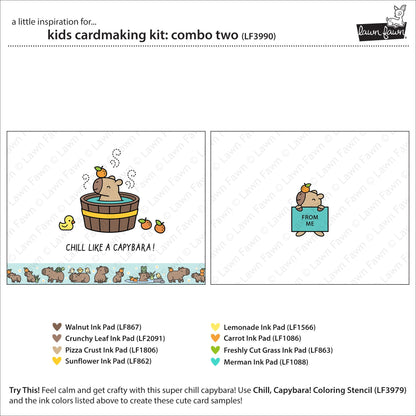 Lawn Fawn - Kids Cardmaking Kit: Combo Two