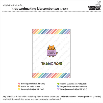 Lawn Fawn - Kids Cardmaking Kit: Combo Two