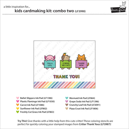 Lawn Fawn - Kids Cardmaking Kit: Combo Two