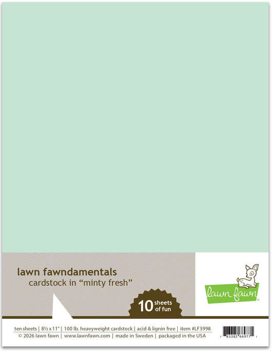 Lawn Fawn - Minty Fresh Cardstock