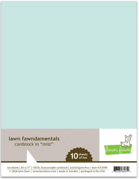 Lawn Fawn - Mist Cardstock