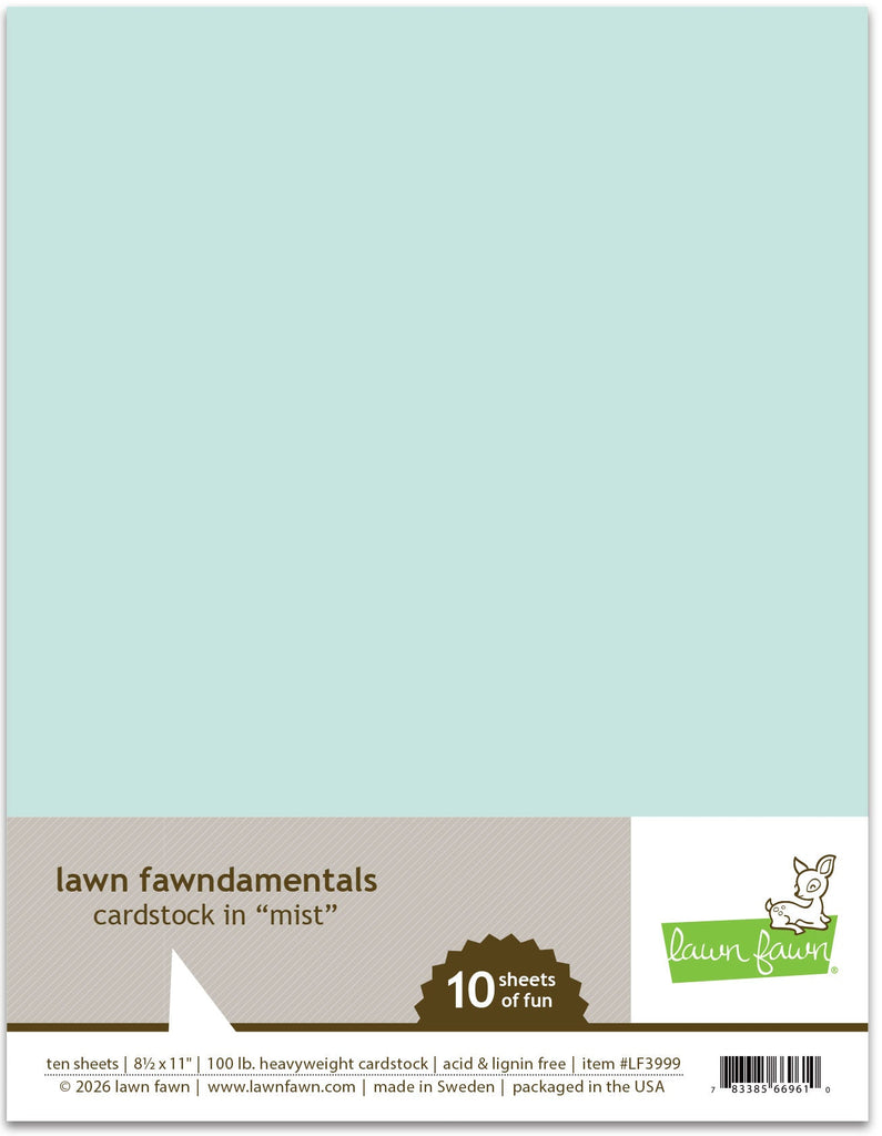Lawn Fawn - Mist Cardstock