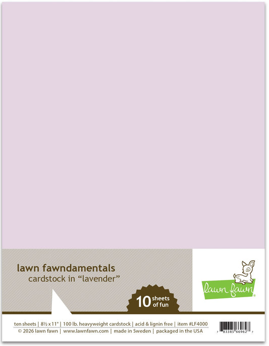 Lawn Fawn - Lavender Cardstock