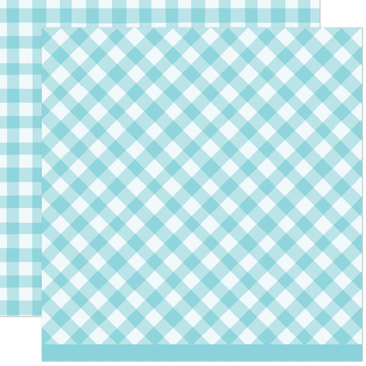Lawn Fawn - Giddy For Gingham - Cooler 12x12"