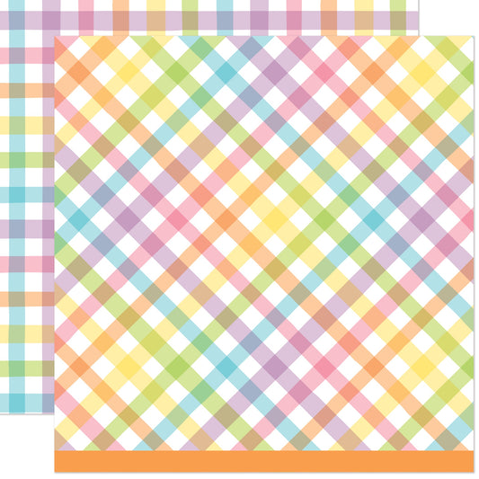 Lawn Fawn - Giddy For Gingham - Ambrosia Salad 12x12"