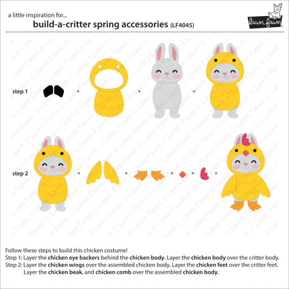 Lawn Fawn - Build-A-Critter Spring Accessories
