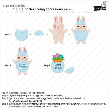 Lawn Fawn - Build-A-Critter Spring Accessories