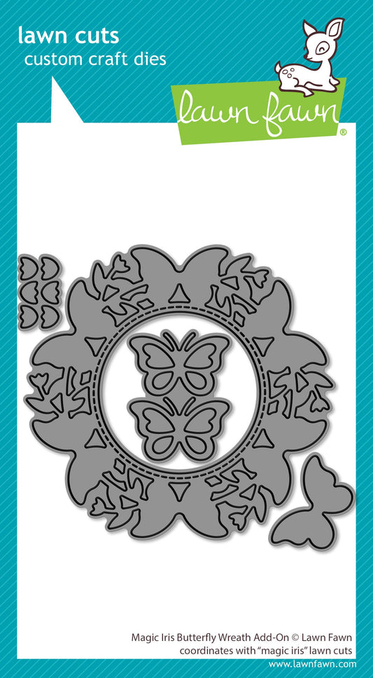 Lawn Fawn - Magic Iris Butterfly Wreath Add-On