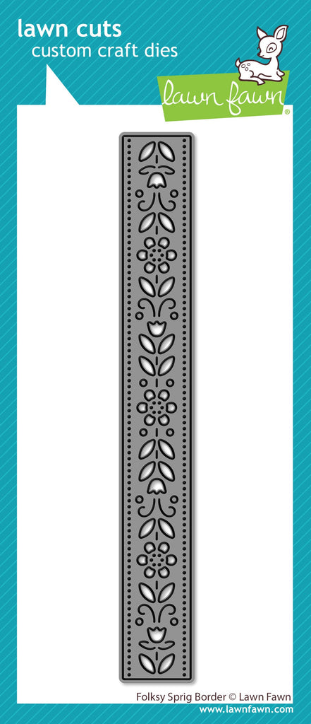 Lawn Fawn - Folksy Sprig Border