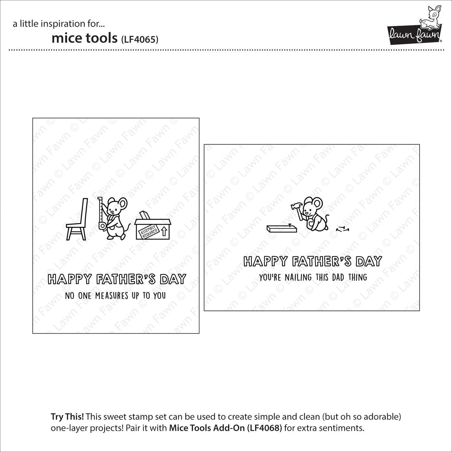 Lawn Fawn - Mice Tools