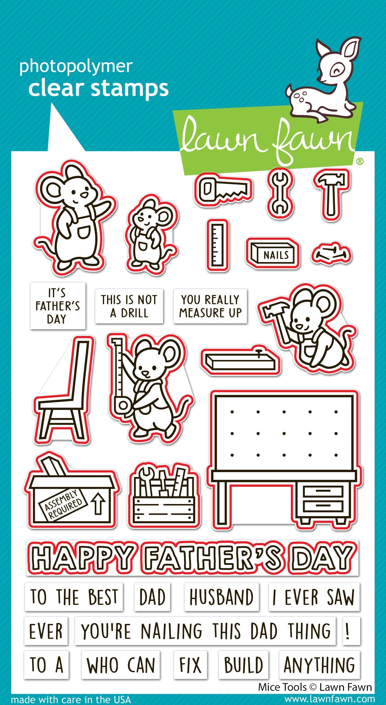 Lawn Fawn - Mice Tools Lawn Cuts