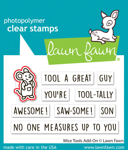 Lawn Fawn - Mice Tools Add-On Lawn Cuts