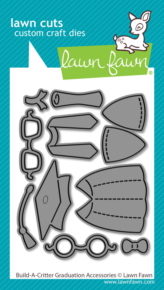 Lawn Fawn - Build-A-Critter Graduation Accessories
