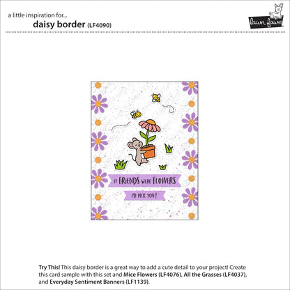 Lawn Fawn - Daisy Border