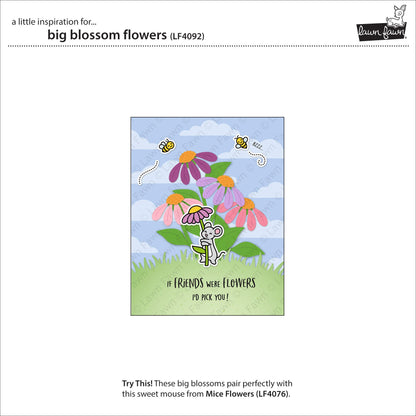 Lawn Fawn - Big Blossom Flowers