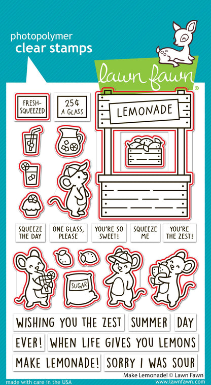 Lawn Fawn - Make Lemonade! Lawn Cuts