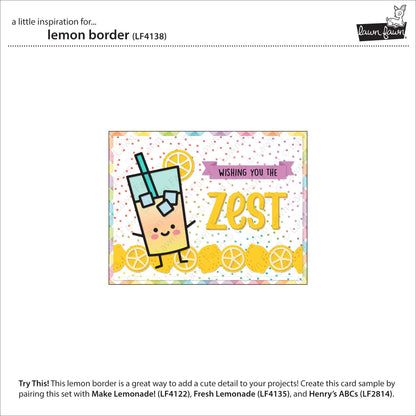 Lawn Fawn - Lemon Border