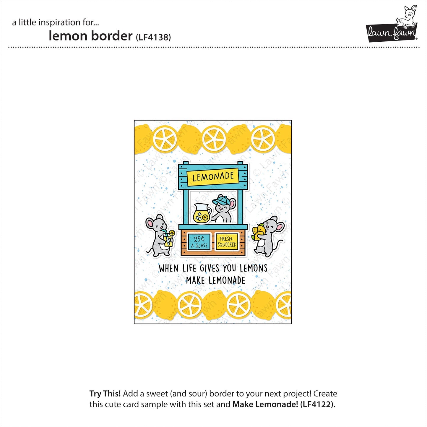 Lawn Fawn - Lemon Border