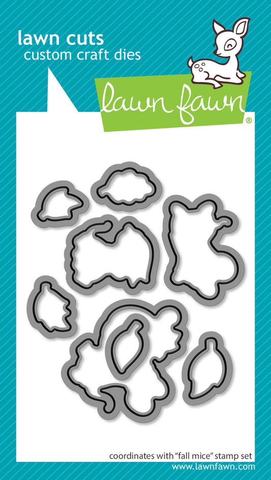 Lawn Fawn - Fall Mice Lawn Cuts