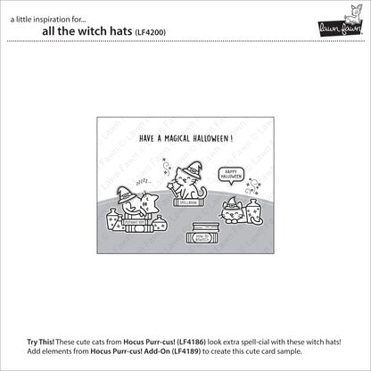 Lawn Fawn - All The Witch Hats