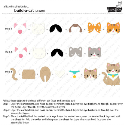 Lawn Fawn - Build-A-Cat
