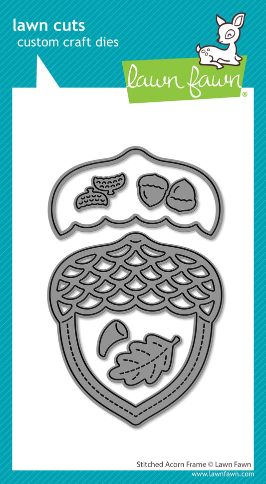 Lawn Fawn - Stitched Acorn Frame