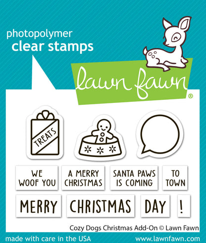 Lawn Fawn - Cozy Dogs Christmas Add-On