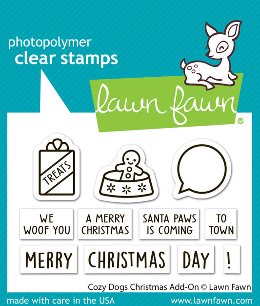 Lawn Fawn - Cozy Dogs Christmas Add-On