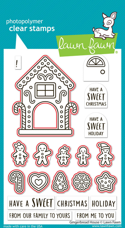 Lawn Fawn - Gingerbread House Lawn Cuts