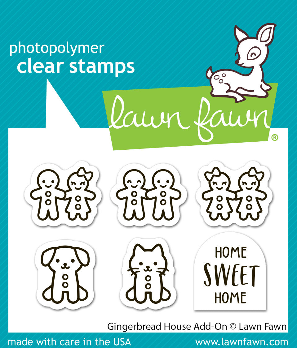 Lawn Fawn - Gingerbread House Add-On