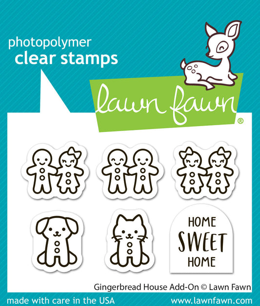 Lawn Fawn - Gingerbread House Add-On