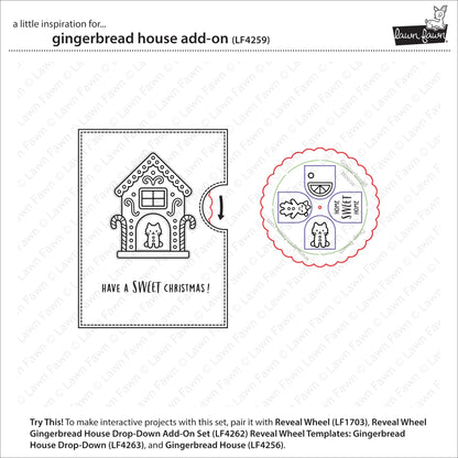 Lawn Fawn - Gingerbread House Add-On